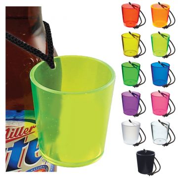 2 oz Bottle Hanging Shot Glass